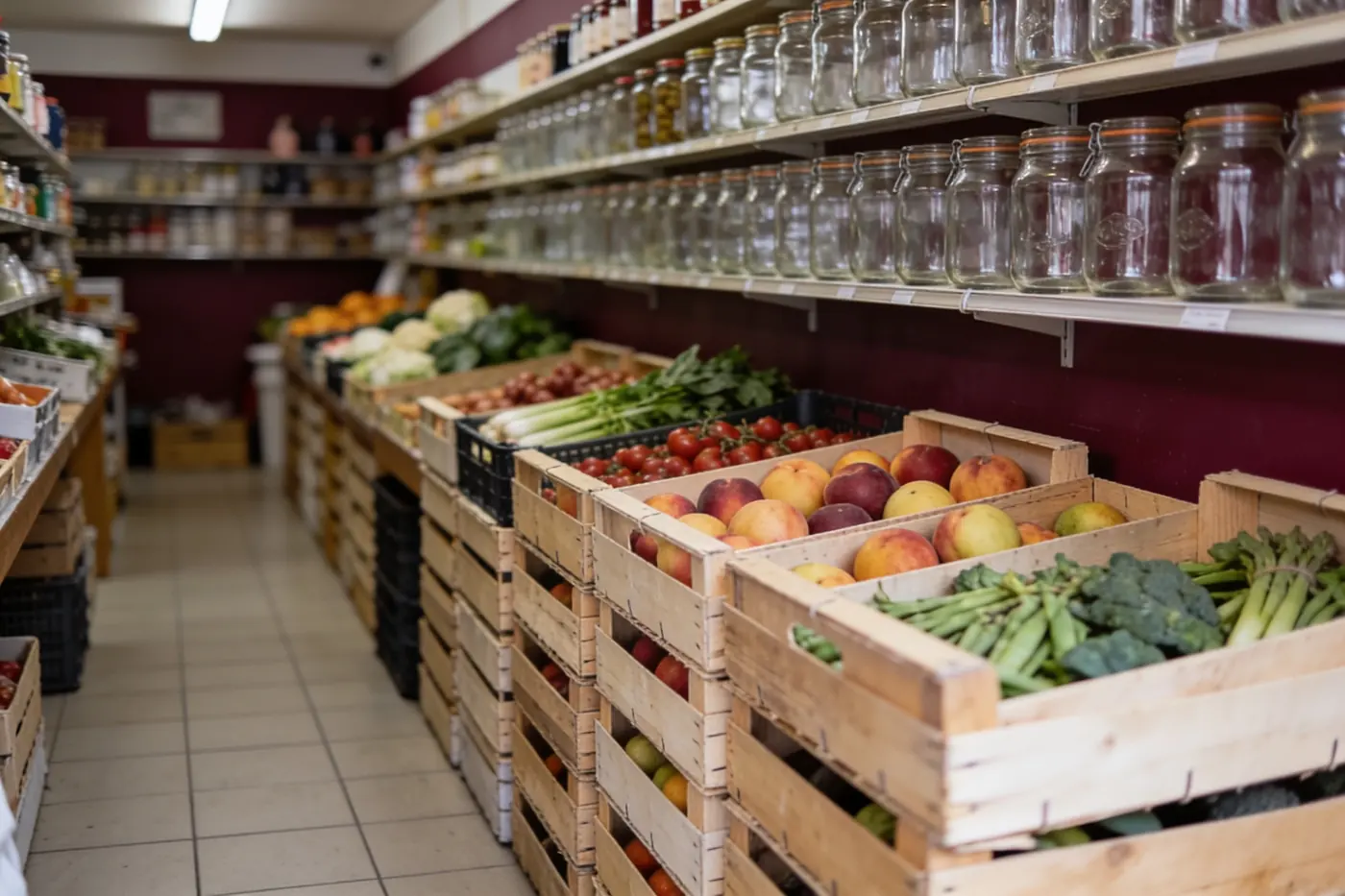 Illustration : épicerie