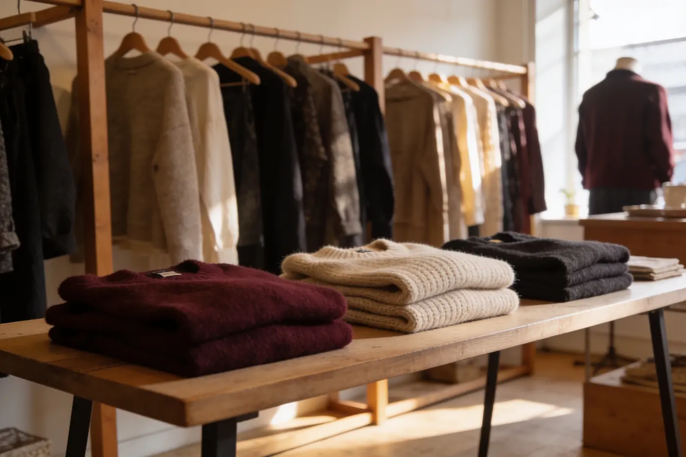 Illustration : boutique de prêt-à-porter